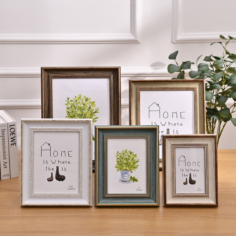 Desk Setup Home Office - Classic Photo Frame Standing for Tabletop
