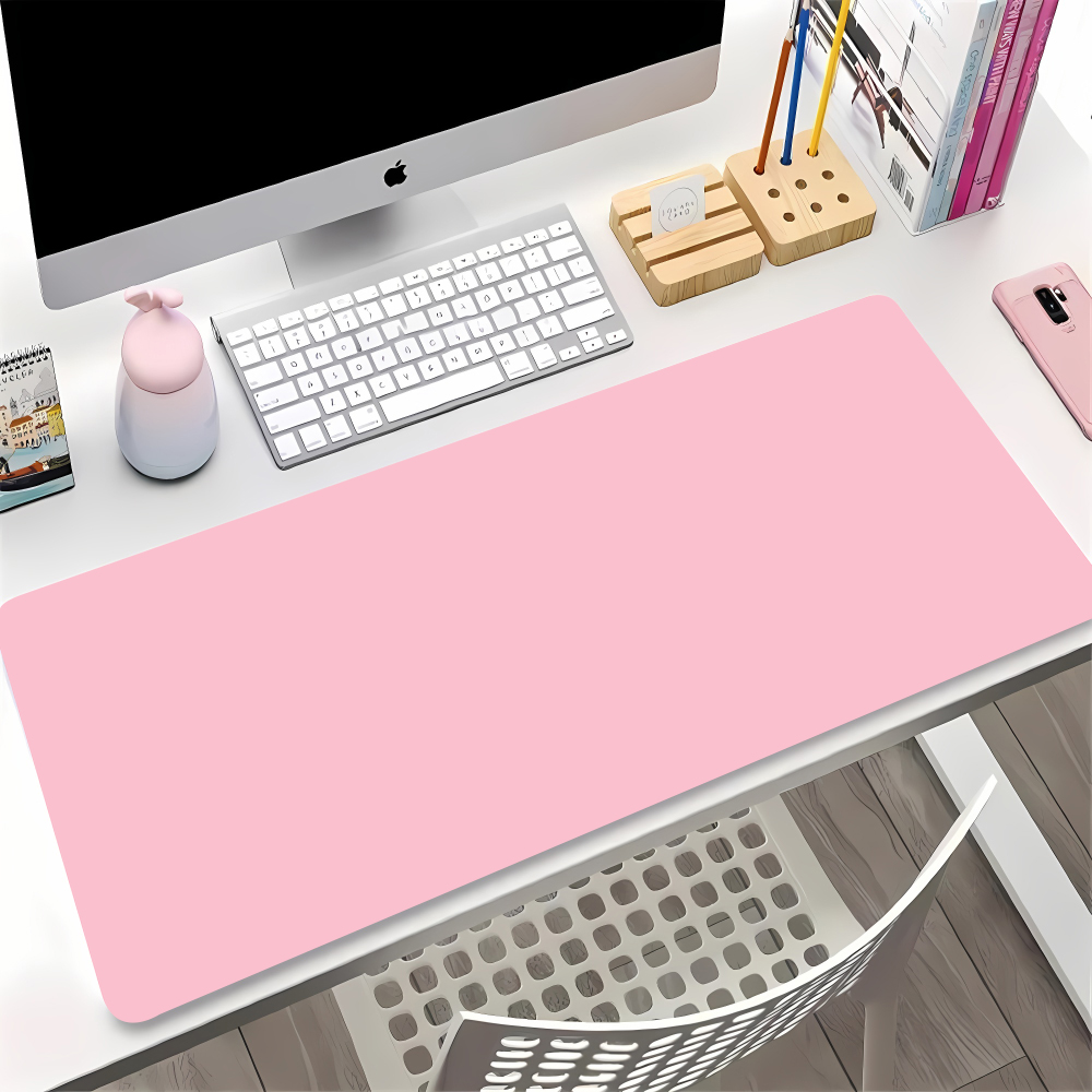 Desk Setup Rug - Solid Color Gaming Mouse Pad Gamer
