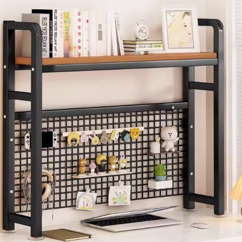 Desk Setup Productivity - Grid Shelf Desktop Shelf Desk Dresser