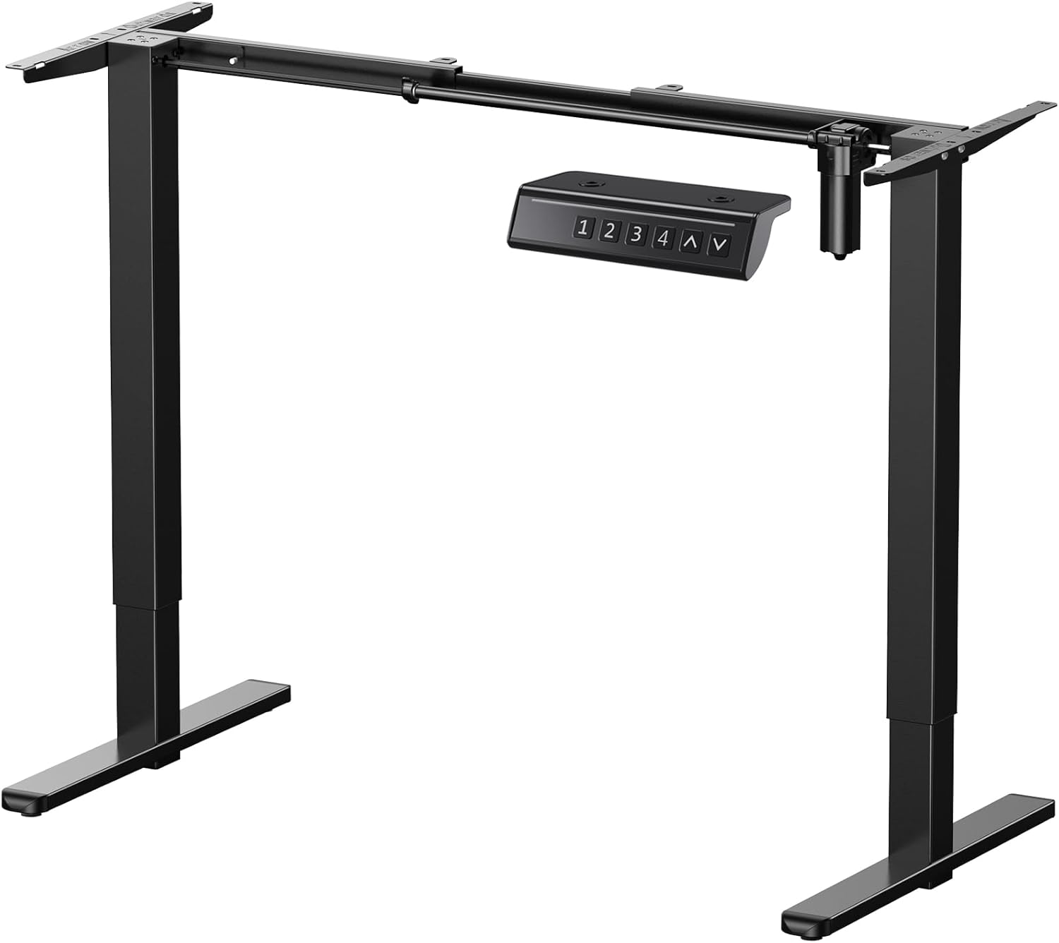Desk Setup Black - Electric Standing Desk Legs, 4 Memory