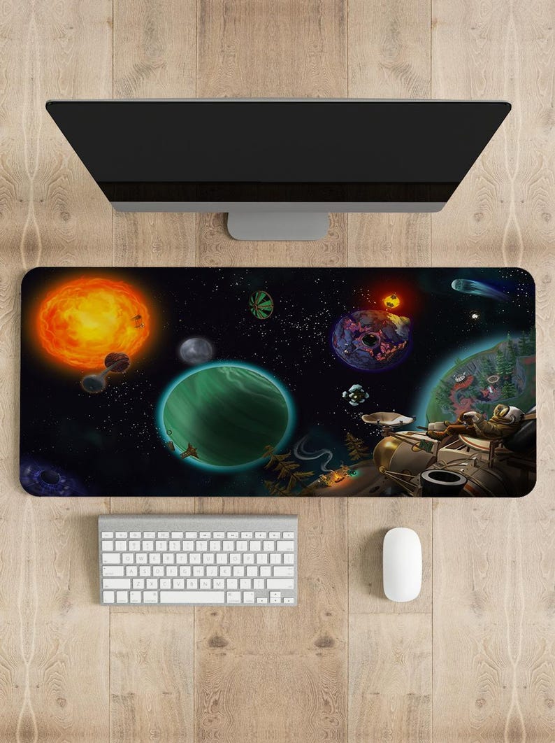 Desk Setup Rug - Outer Wilds Mouse Pad Gaming Desk