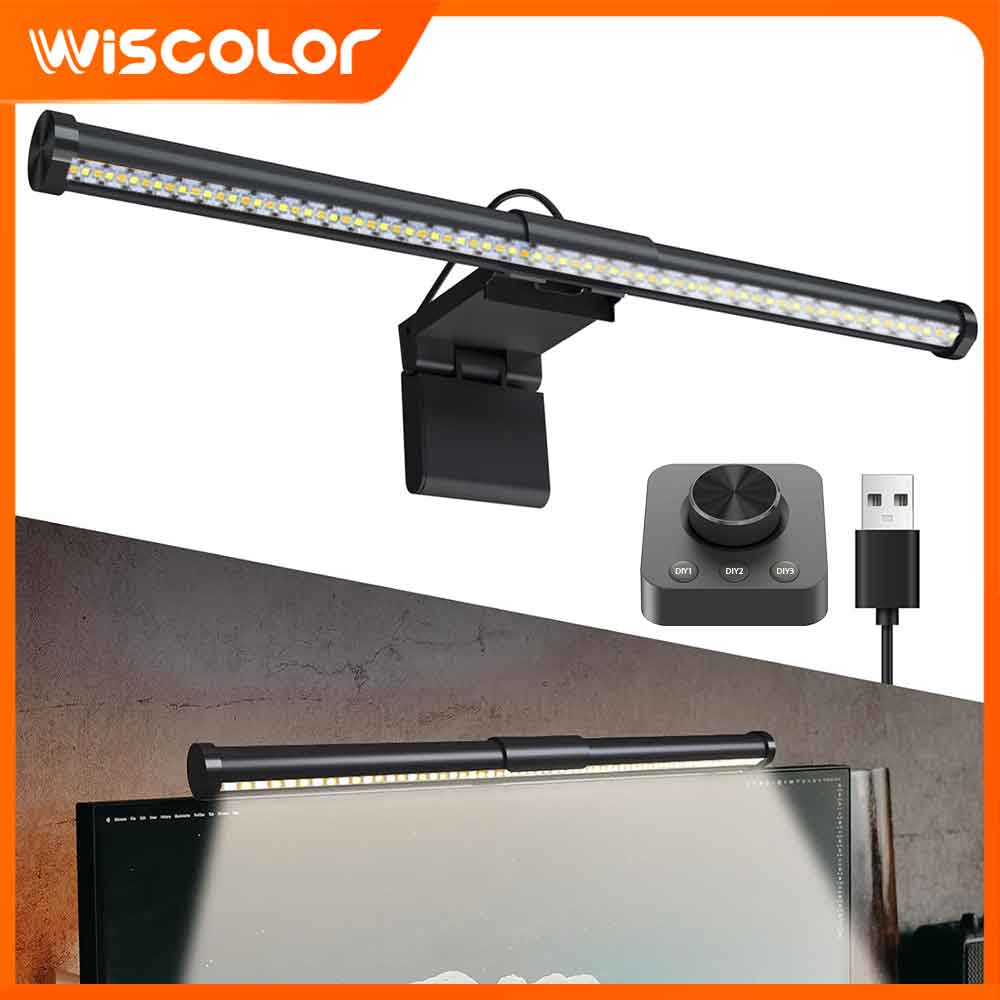 Desk Setup Black - RGB Lightbar Monitor Light Bar LED