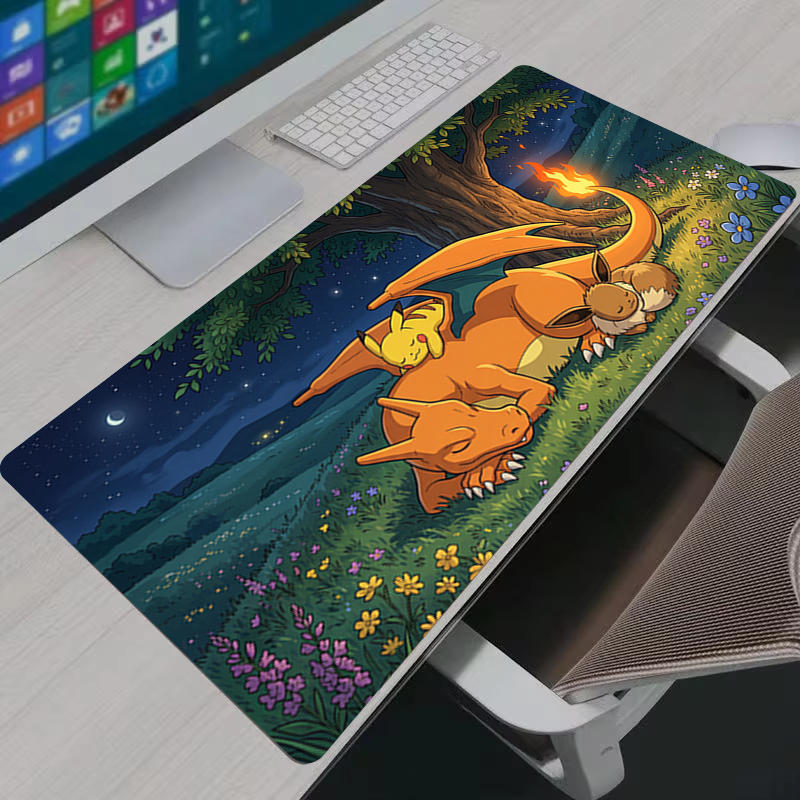 Desk Setup Mat - Mouse Pad Anime PC Gamer Cabinet