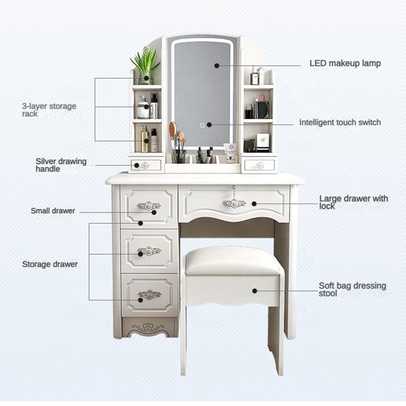 Girls White and pink Modern Wo - Desk Setup Simple のレビューと価格