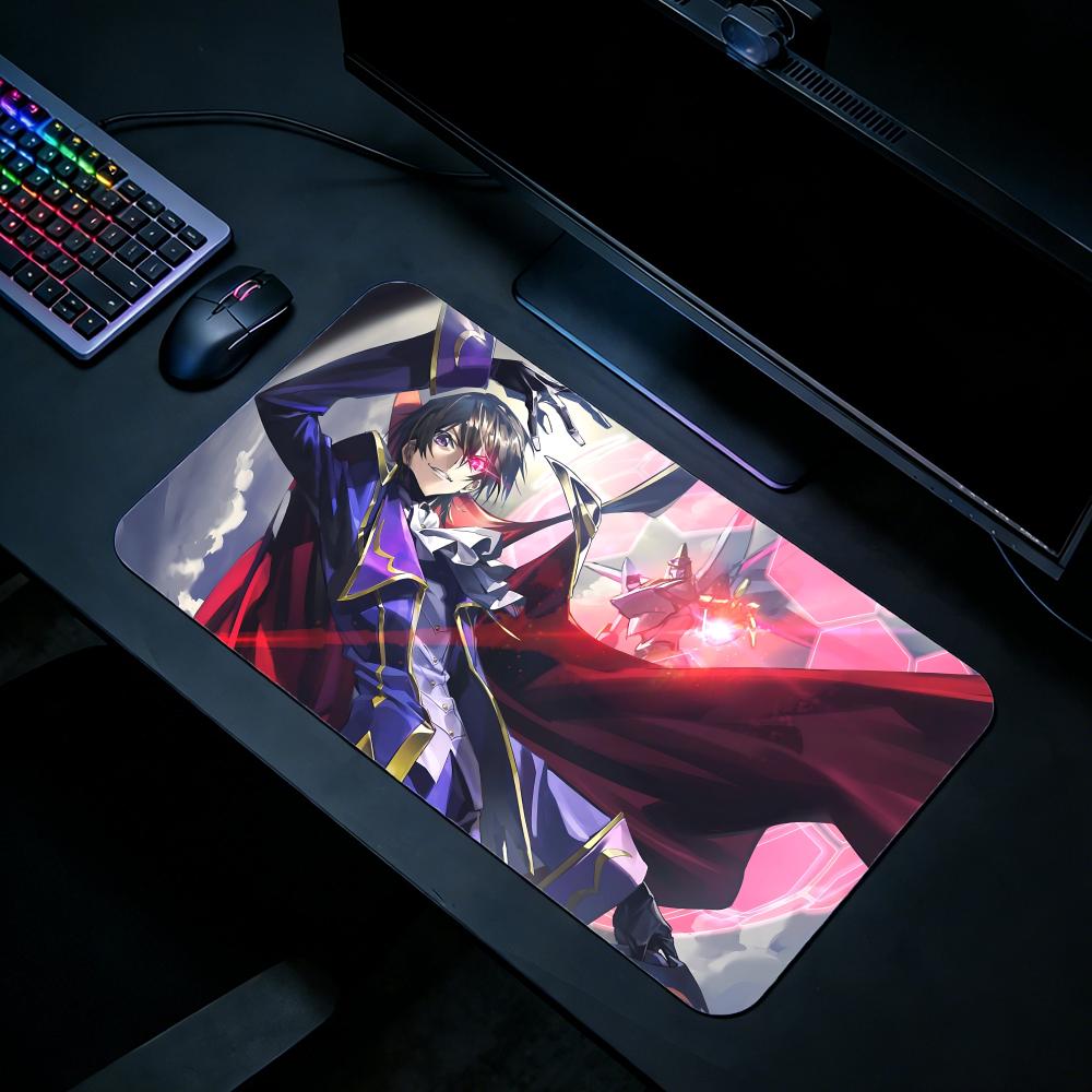 Gaming Mouse Pad CCode Geass M - Desk Setup With Laptop のレビューと価格