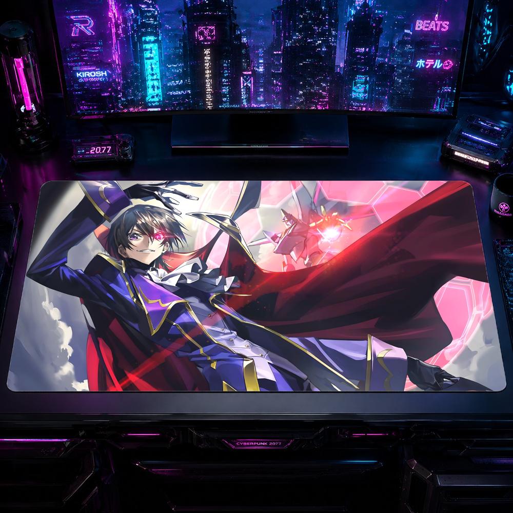 Gaming Mouse Pad CCode Geass M - Desk Setup With Laptop のレビューと価格