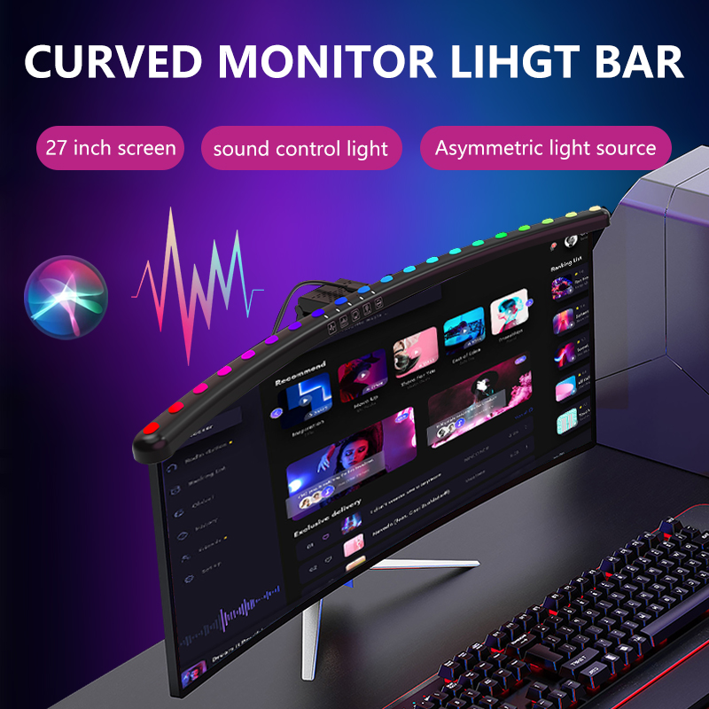 RGB Light Bar Monitor Smart Wi - Desk Room Setup のレビューと価格