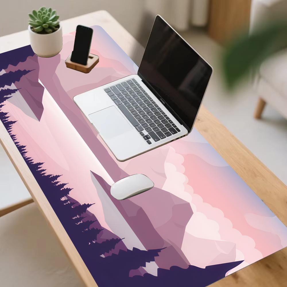 Sunset Lake Desk Mats Gaming M - Desk Setup Rug のレビューと価格