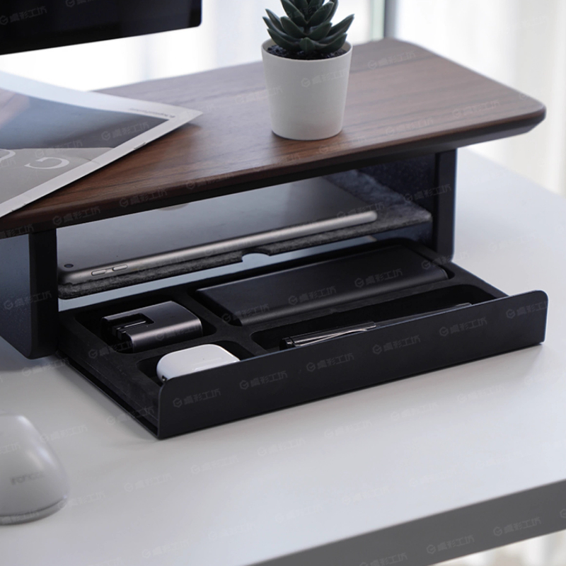 Monitor Stand Riser Storage Dr - Desk Setup Home Office のレビューと価格