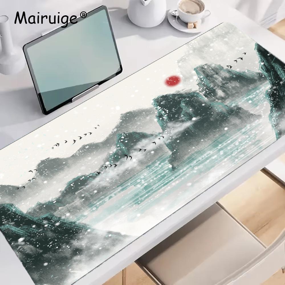 Beautiful Mountains And Rivers - Desk Setup Rug のレビューと価格