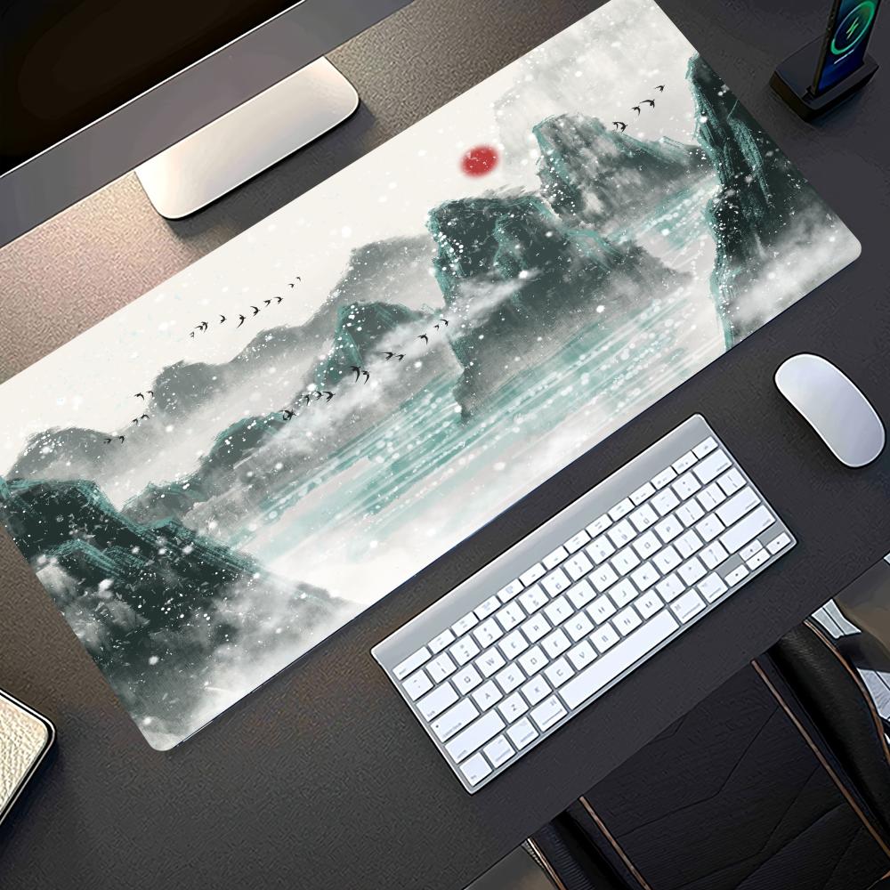 Beautiful Mountains And Rivers - Desk Setup Rug のレビューと価格