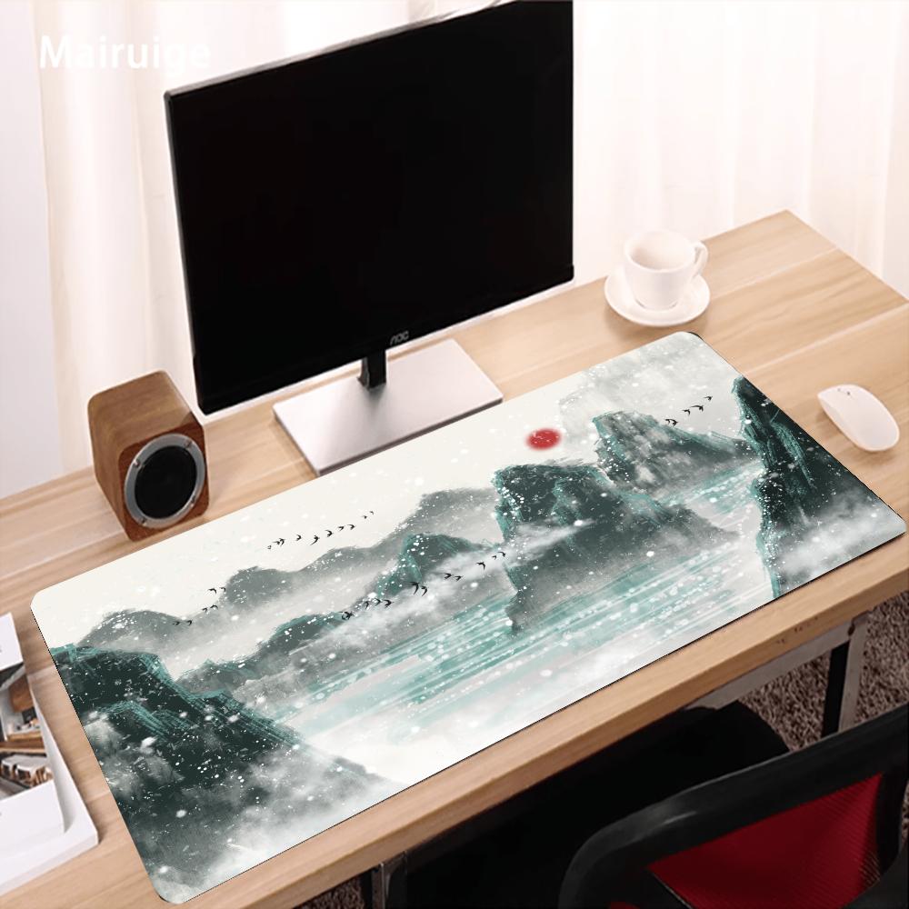 Beautiful Mountains And Rivers - Desk Setup Rug のレビューと価格