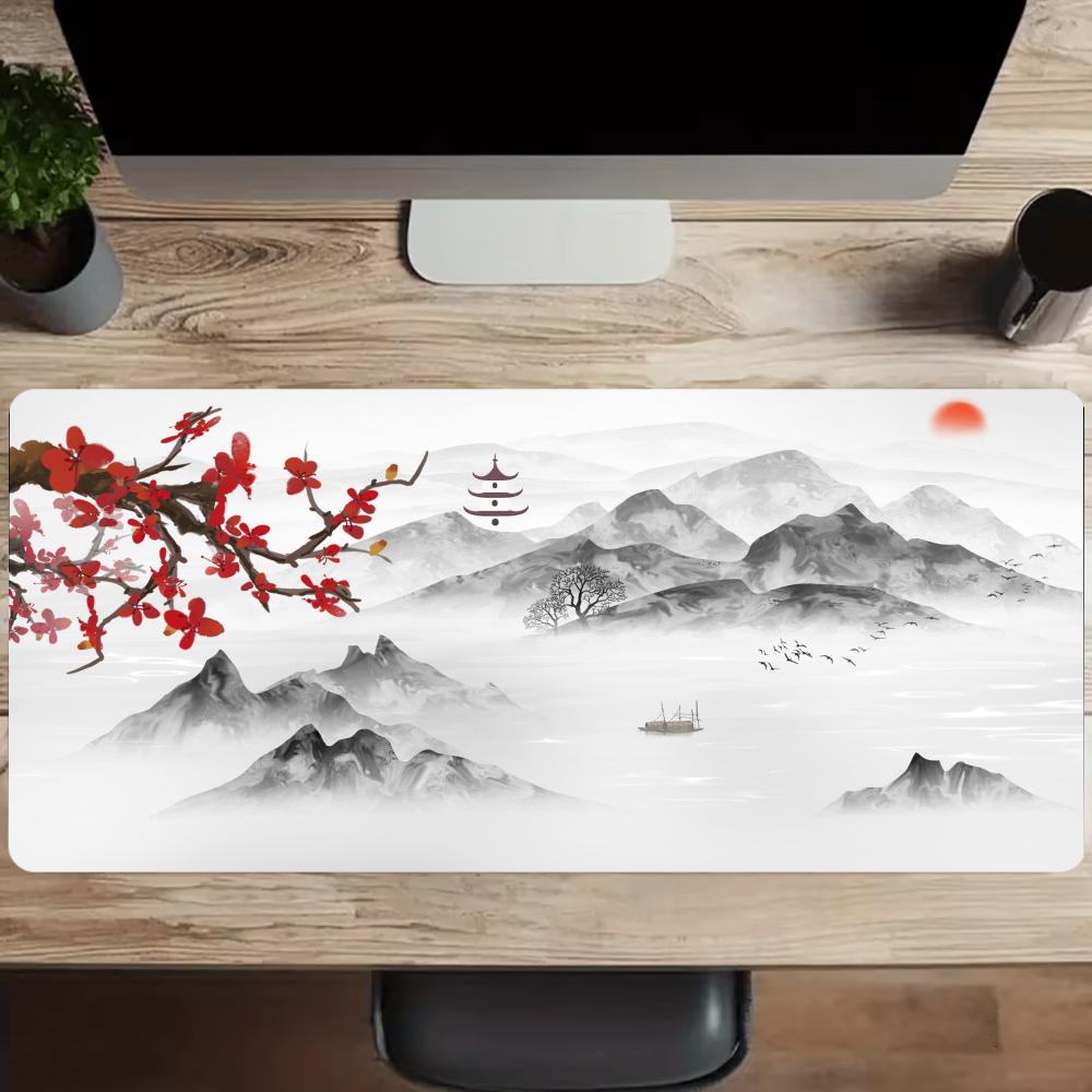 Beautiful Mountains And Rivers - Desk Setup Rug のレビューと価格