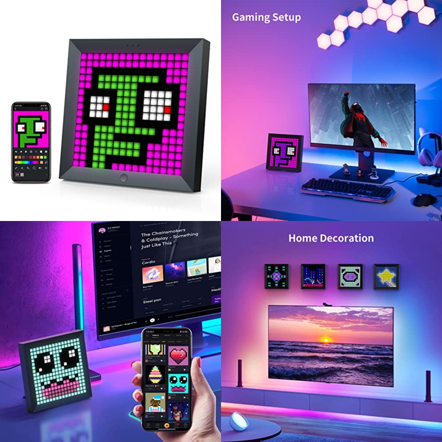 LED Light Pixel Display Panel  - Desk Room Setup のレビューと価格