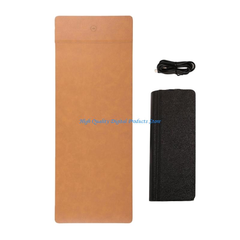 U2JE Premium PU Leather Desk P - Desk Setup Charging Station のレビューと価格