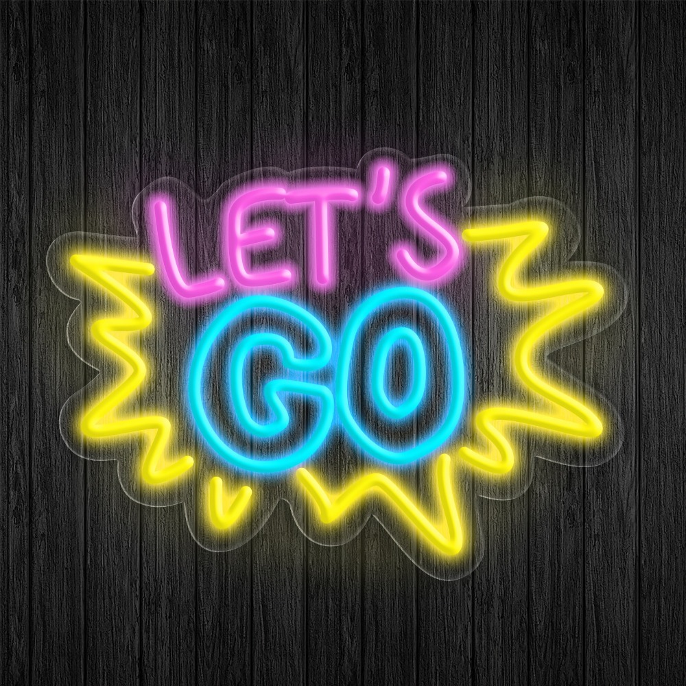 LET'S GO Multicolor LED Neon S - Desk Setup Inspiration のレビューと価格