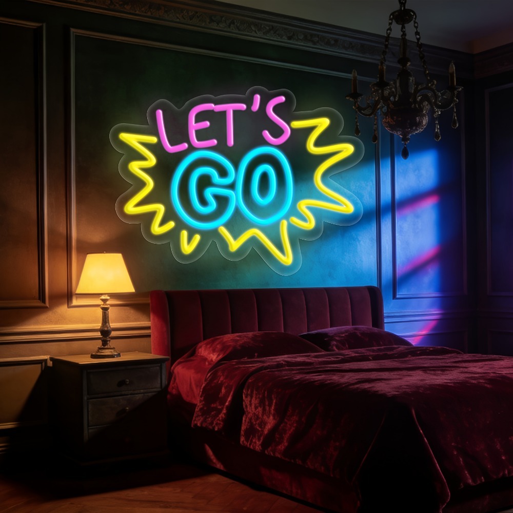 LET'S GO Multicolor LED Neon S - Desk Setup Inspiration のレビューと価格