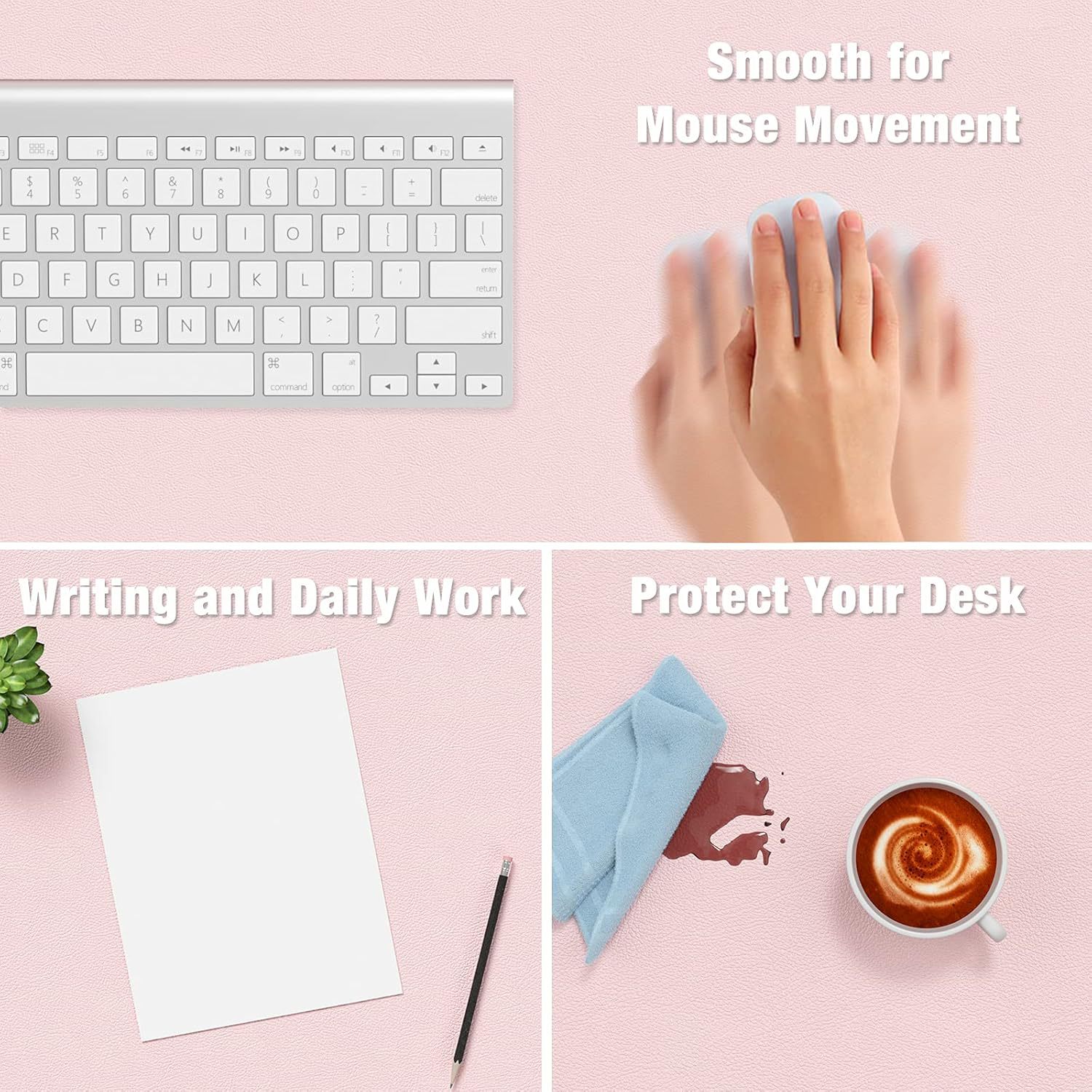 1 Pcs Large Size 60*30mm Offic - Desk Setup Mat のレビューと価格