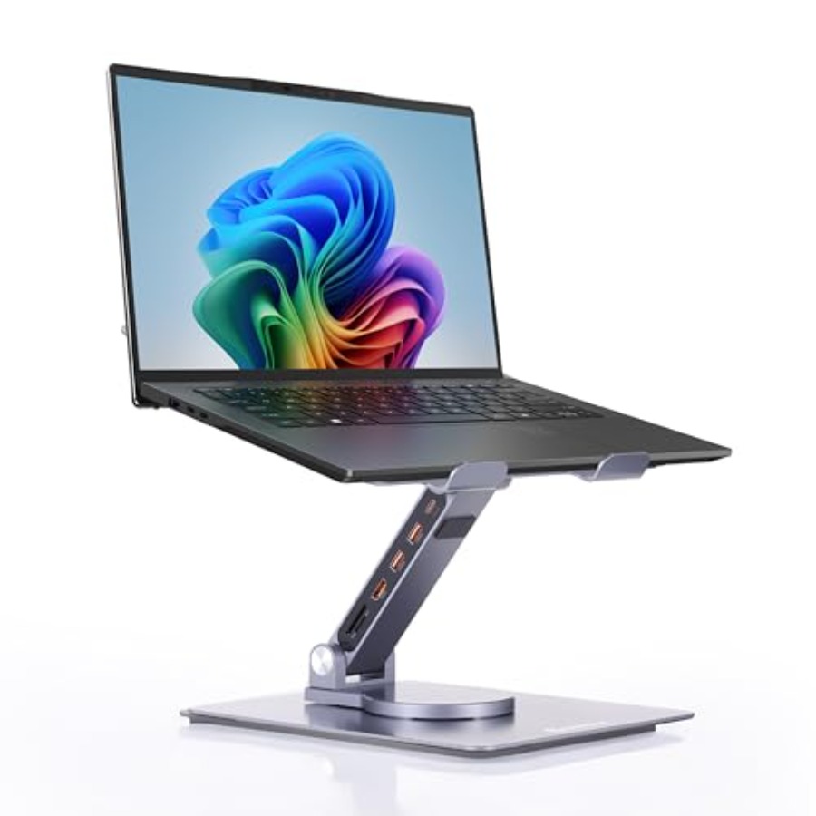 Desk setup laptop stand with a - Desk Setup With Laptop のレビューと価格
