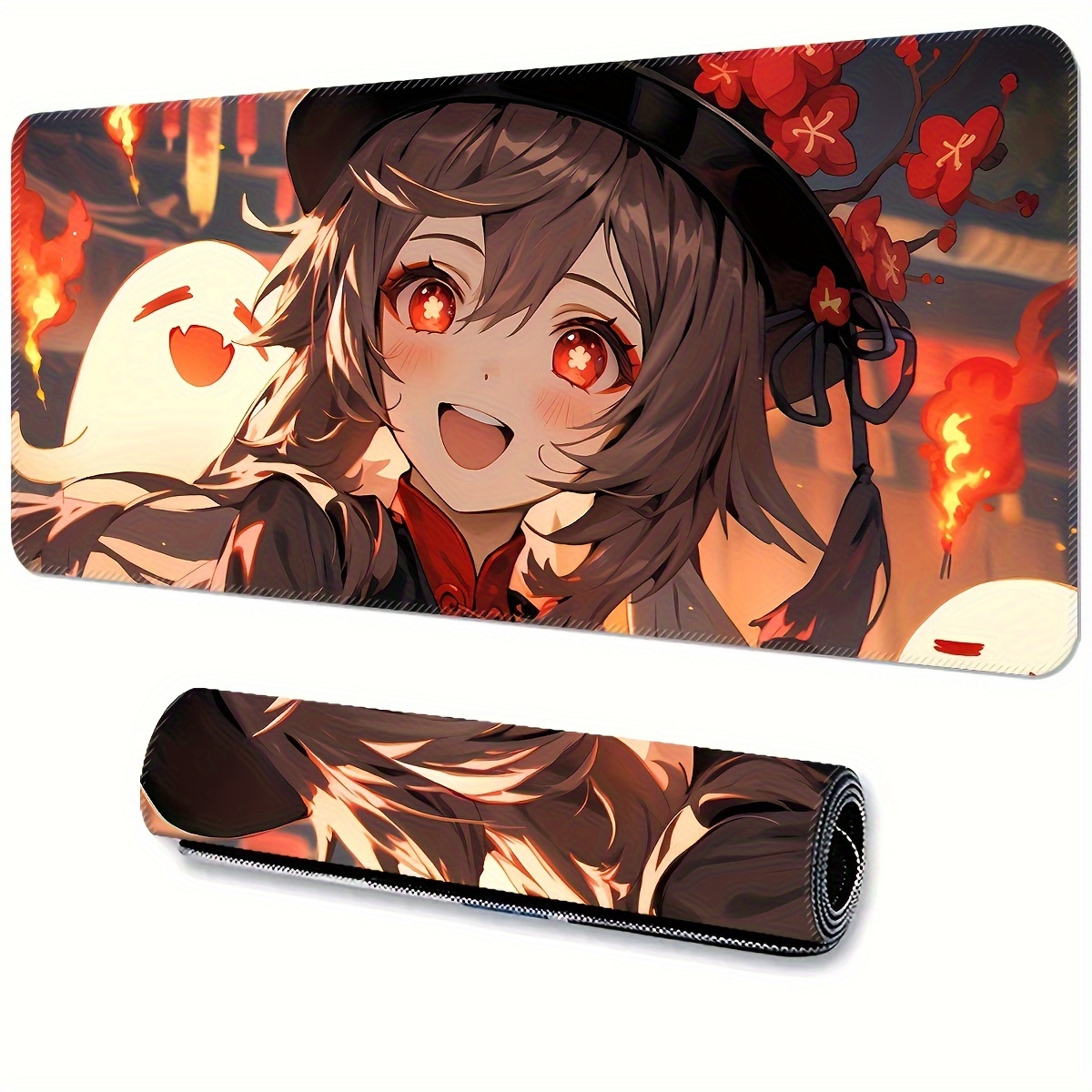 Large Anime Mouse Pad with Non - Desk Setup Rug のレビューと価格