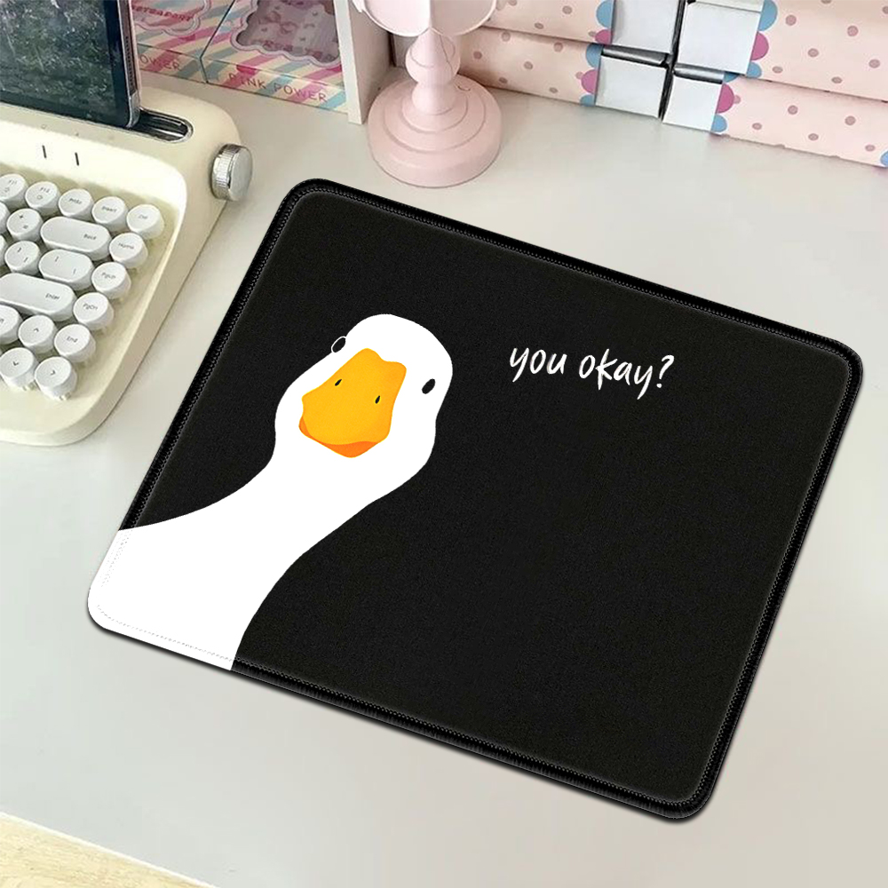 Black Mini Mouse Pad Funny Goo - Desk Setup Black のレビューと価格