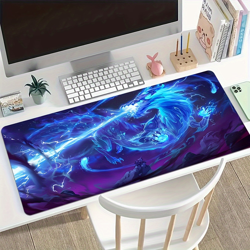 Blue Dragon Mouse Pad Speed Mo - Desk Setup Rug のレビューと価格