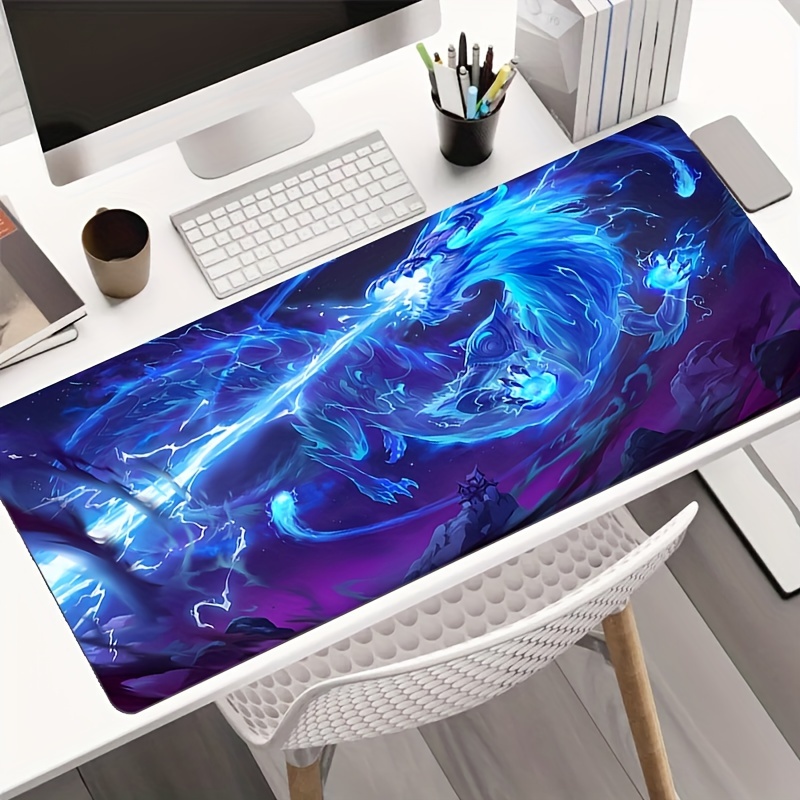 Blue Dragon Mouse Pad Speed Mo - Desk Setup Rug のレビューと価格
