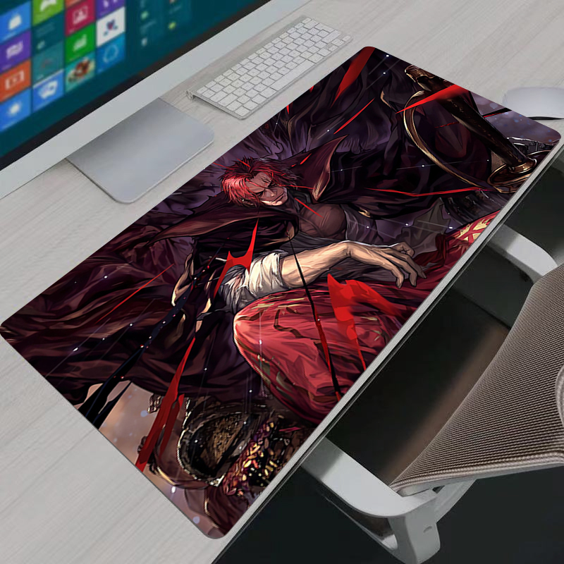 One Piece Shanks Mouse Pad Lar - Desk Setup Mat のレビューと価格