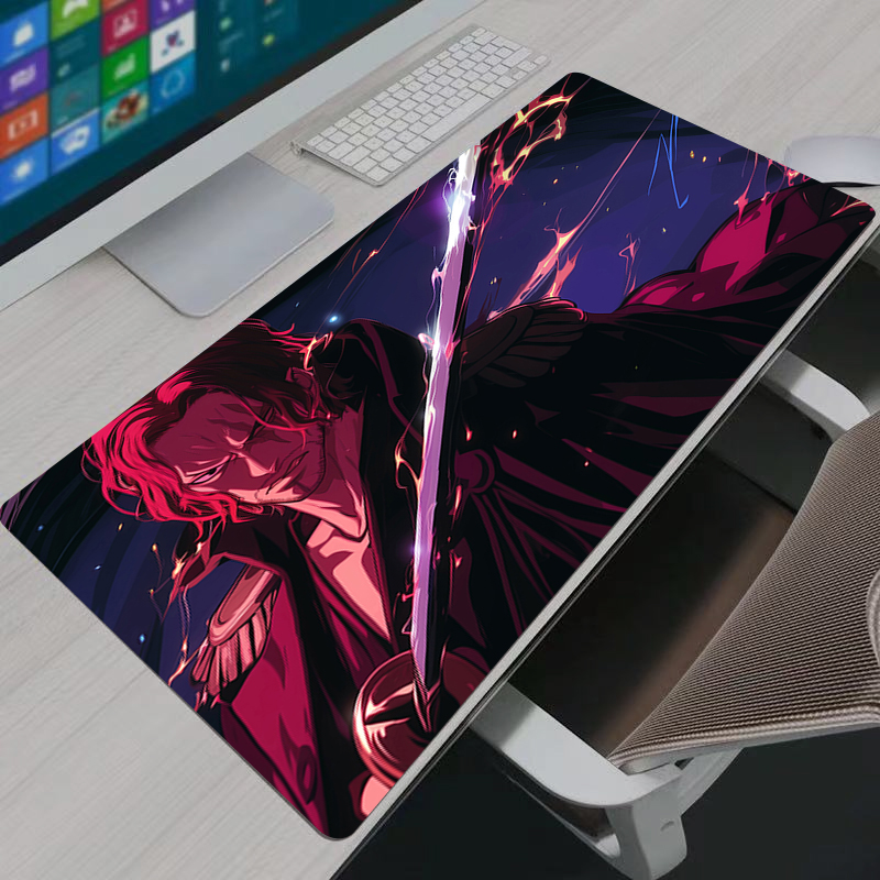 One Piece Shanks Mouse Pad Lar - Desk Setup Mat のレビューと価格