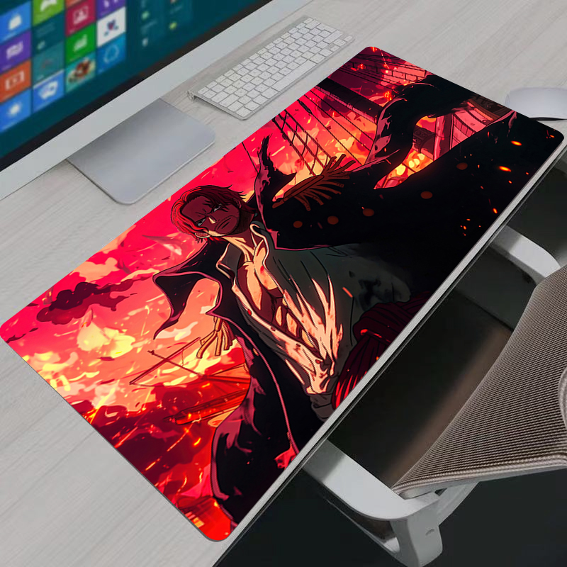 One Piece Shanks Mouse Pad Lar - Desk Setup Mat のレビューと価格