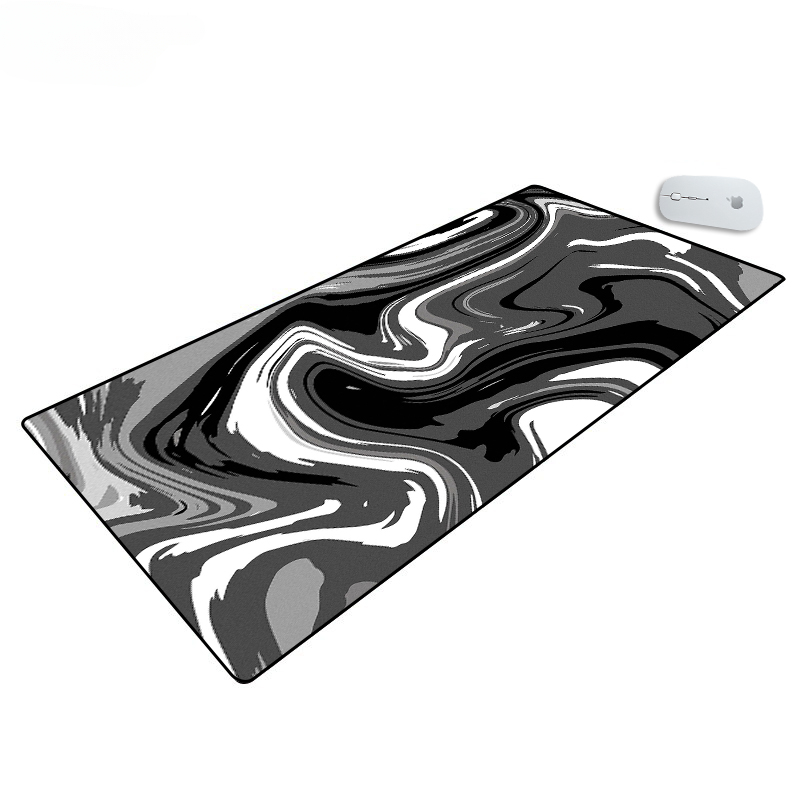Large Mat Mouse Pad Fluid Art  - Desk Setup With Laptop のレビューと価格
