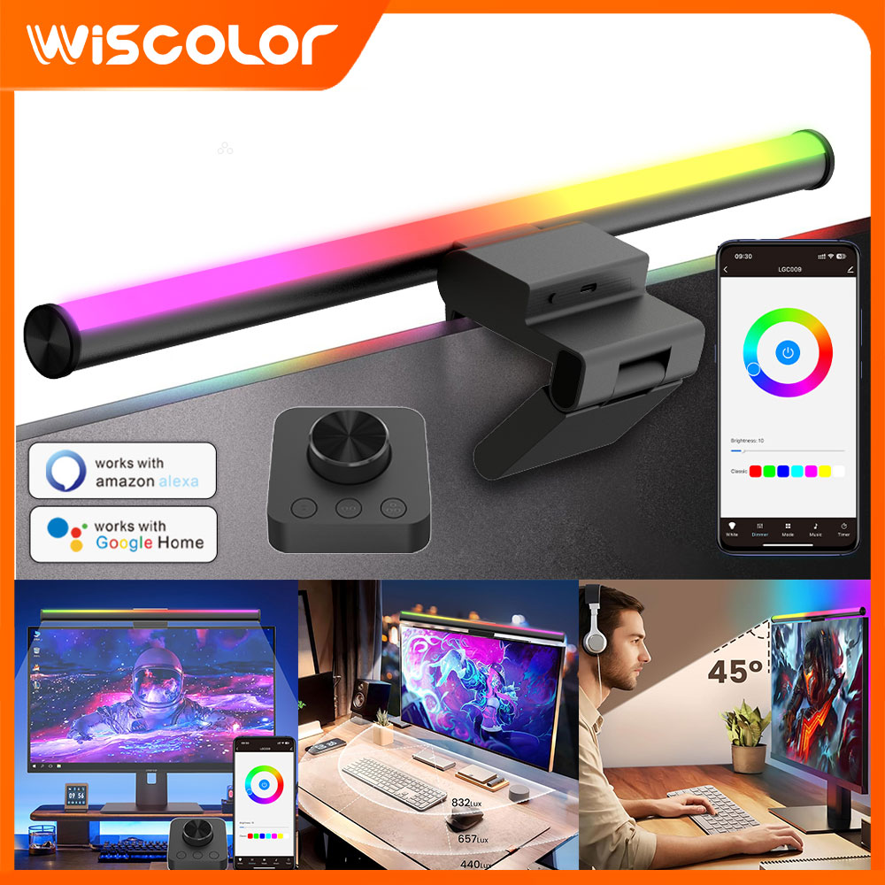 Screen Hanging Lamp Monitor Li - Desk Setup Black のレビューと価格