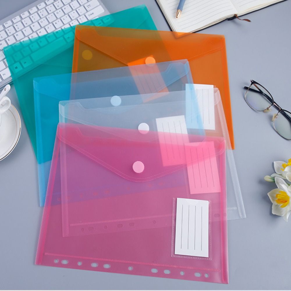A4 Colorful Transparent File F - Ring Binder Box のレビューと価格