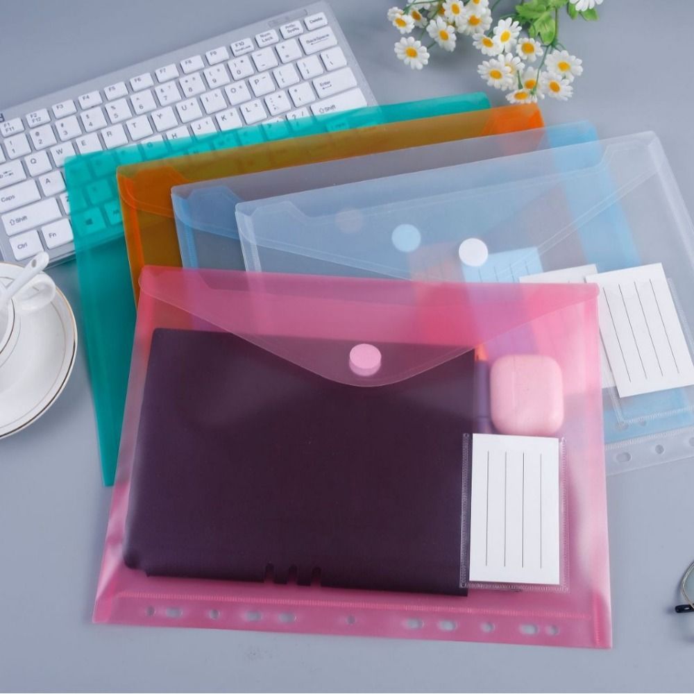 A4 Colorful Transparent File F - Ring Binder Box のレビューと価格