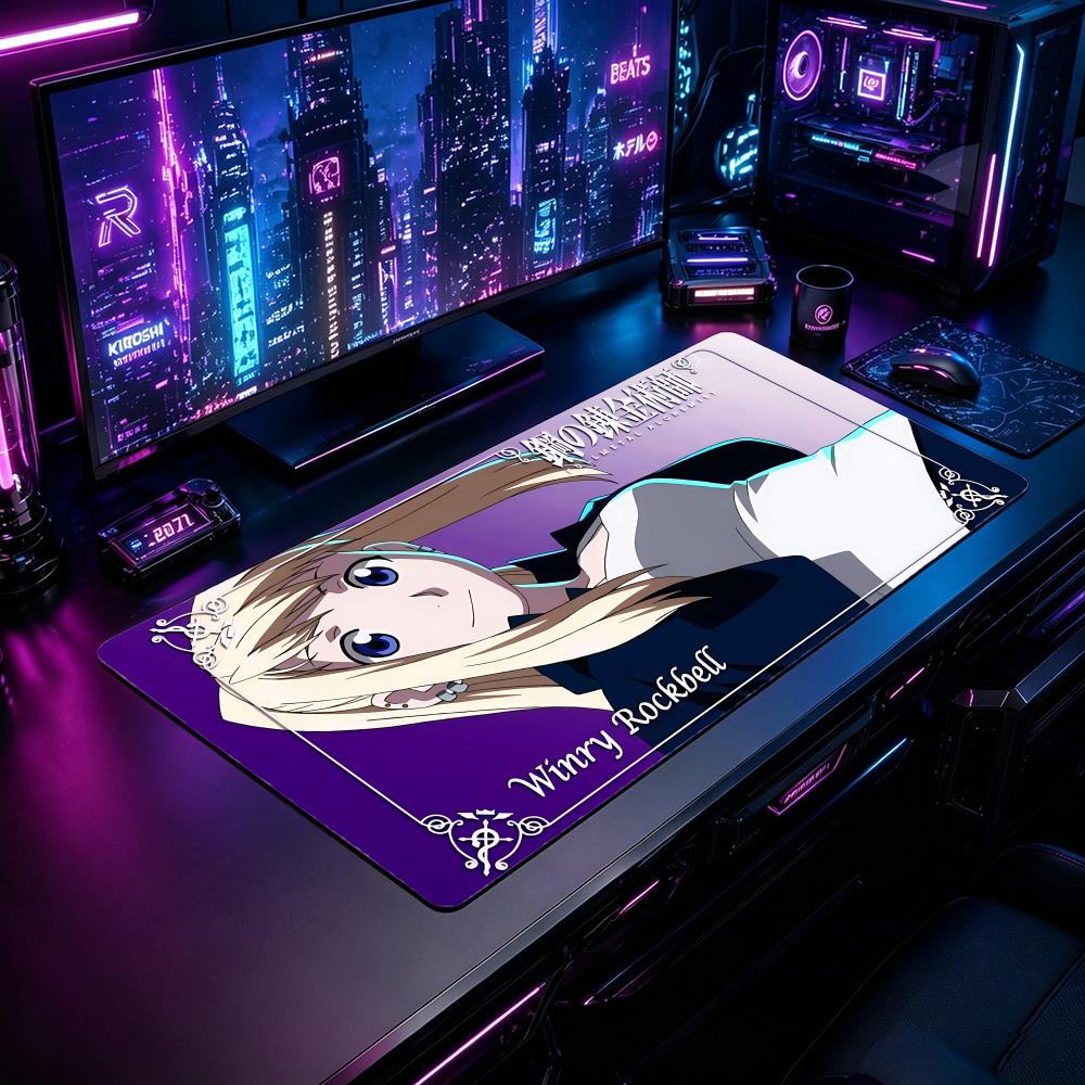 Gaming Mouse Pad FFullmetal Al - Desk Setup With Laptop のレビューと価格