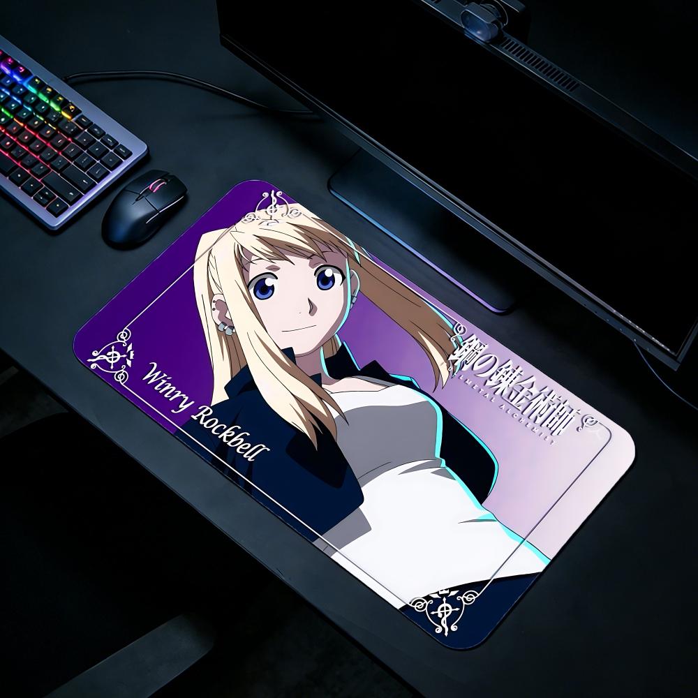 Gaming Mouse Pad FFullmetal Al - Desk Setup With Laptop のレビューと価格
