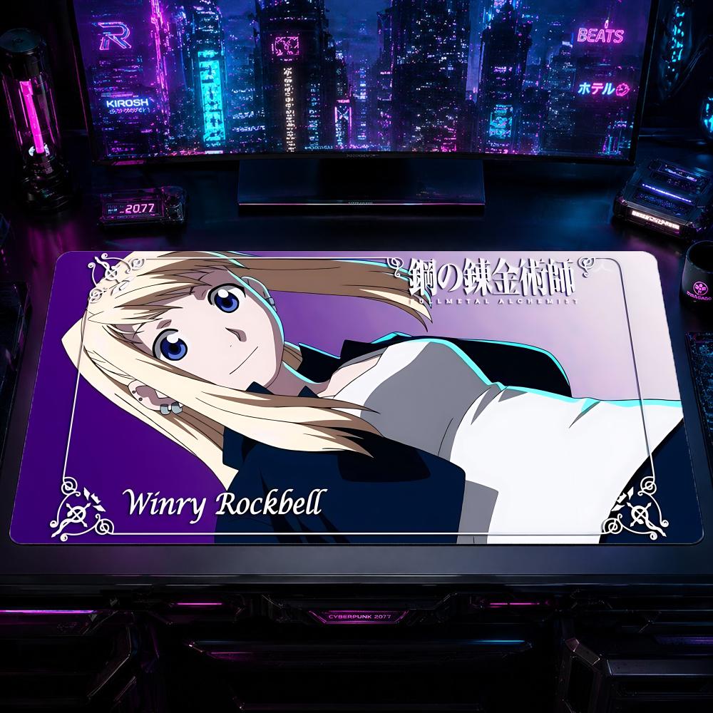 Gaming Mouse Pad FFullmetal Al - Desk Setup With Laptop のレビューと価格