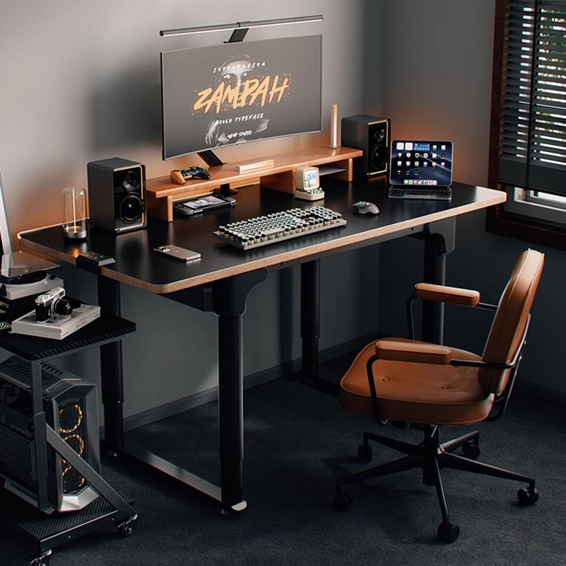 Folding Tables Gamer Computer  - Desk Setup Oak のレビューと価格