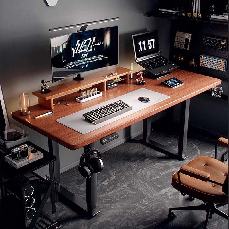 Folding Tables Gamer Computer  - Desk Setup Oak のレビューと価格