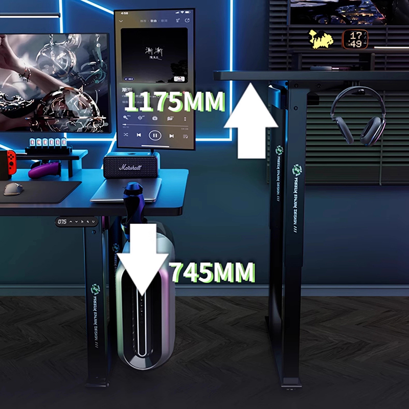 Folding Tables Gamer Computer  - Desk Setup Oak のレビューと価格