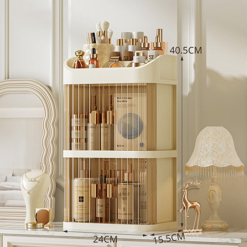 Cosmetics Storage Box Large Ca - Desk Setup Productivity のレビューと価格