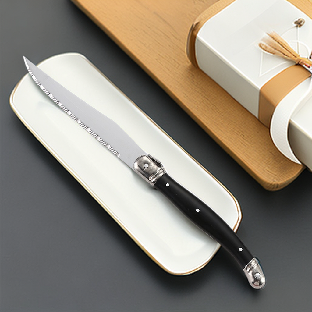 9'' Laguiole Steak Knives Set  - Desk Setup Black のレビューと価格