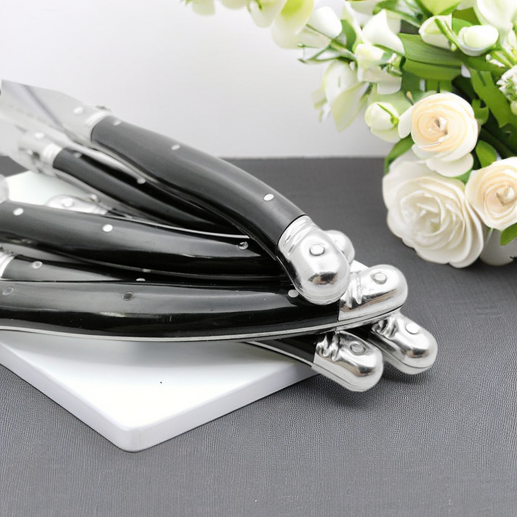 9'' Laguiole Steak Knives Set  - Desk Setup Black のレビューと価格