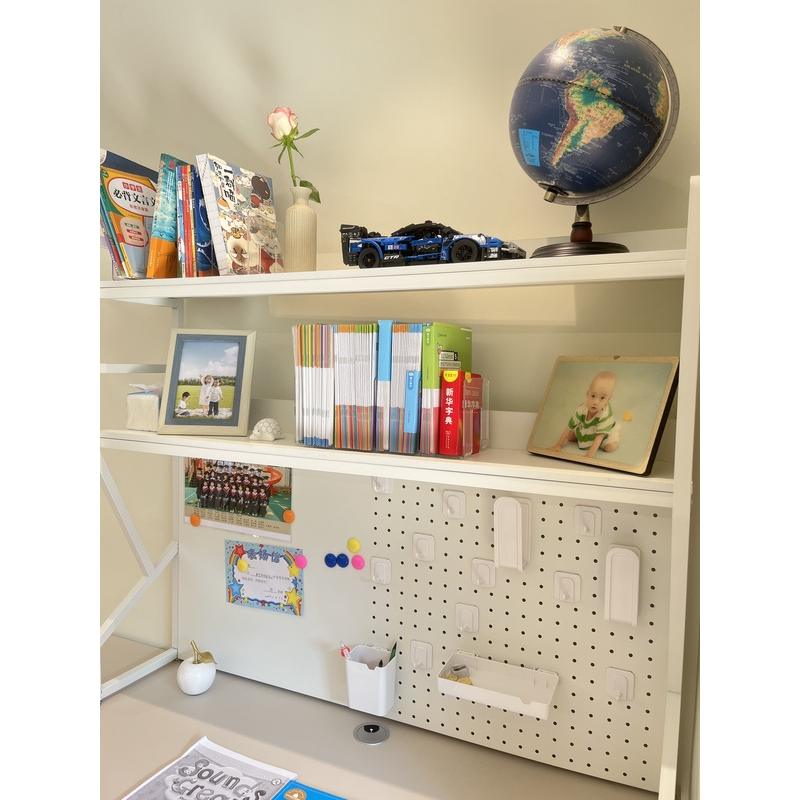 Desktop Storage Shelf with Peg - Desk Setup Productivity のレビューと価格