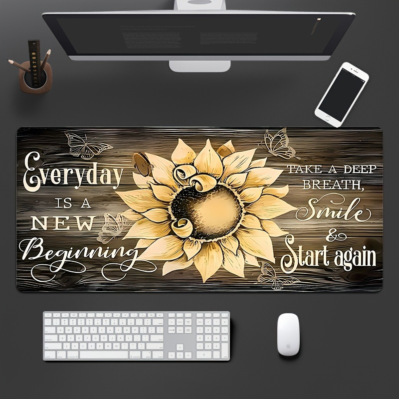 Sunflower Mouse Pad Inspiratio - Desk Setup Inspiration のレビューと価格
