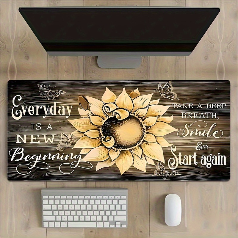 Sunflower Mouse Pad Inspiratio - Desk Setup Inspiration のレビューと価格
