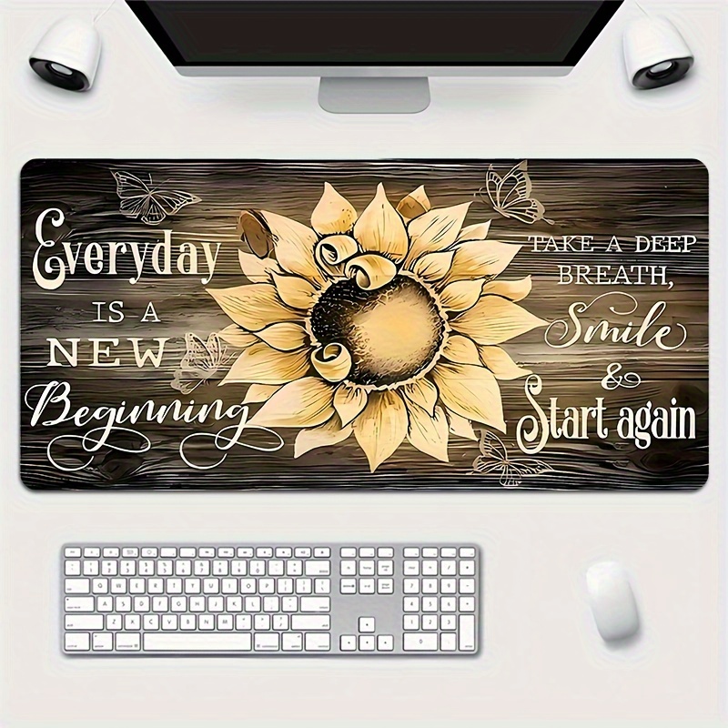 Sunflower Mouse Pad Inspiratio - Desk Setup Inspiration のレビューと価格