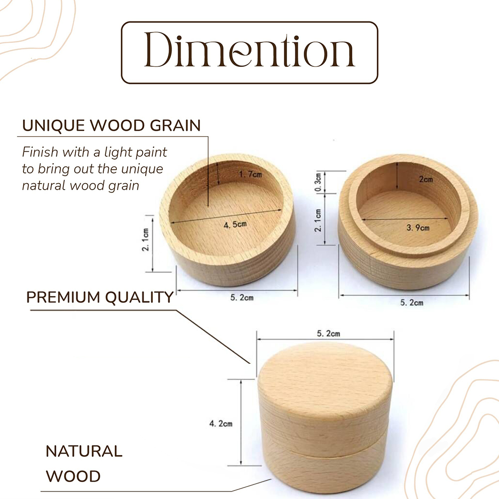 Personalized Engraved Wooden R - Ring Binder Box のレビューと価格