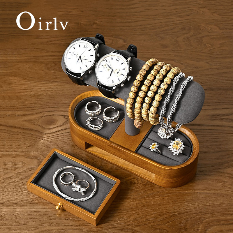Oirlv Solid Wood Watch Organiz - Cable Box Organizer のレビューと価格