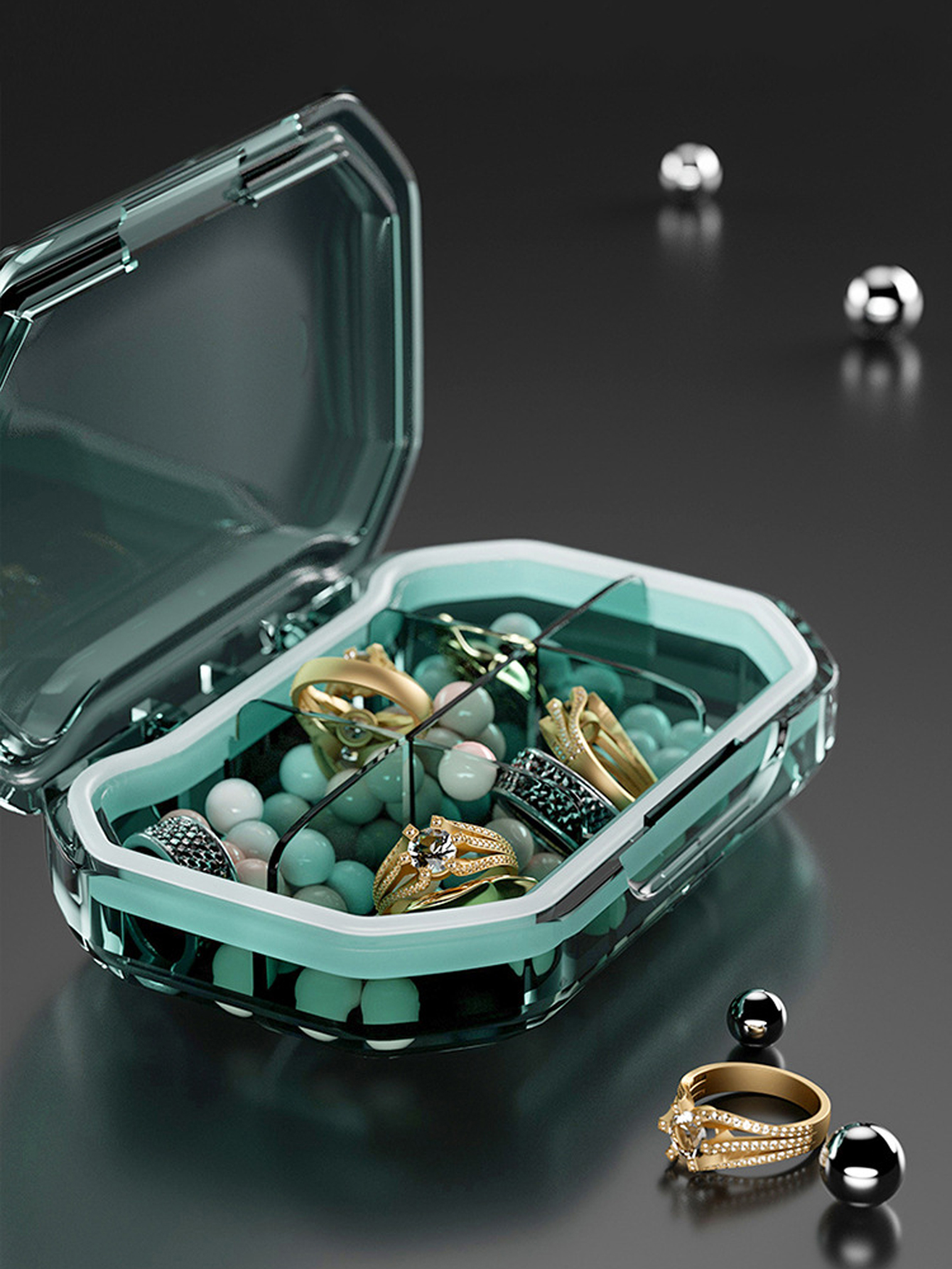 4/6 Grids Travel Portable Mini - Cable Box Organizer のレビューと価格